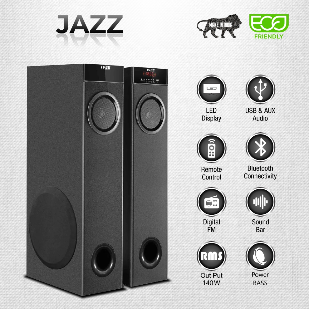 IVEE JAZZ TOWER SPEAKER IVEE JAZZ TOWER SPEAKER