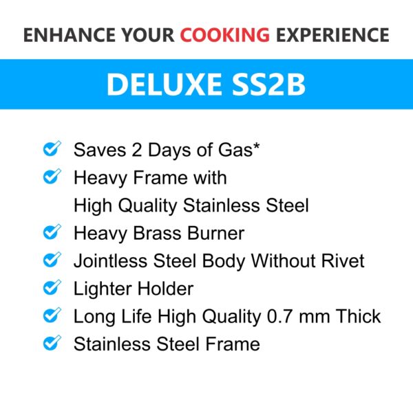 IVEE DELUXE - SS2B LPG STOVE