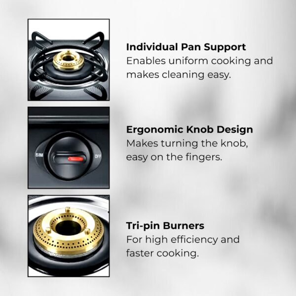 IVEE MARVEL - GT 3 Burner LPG STOVE